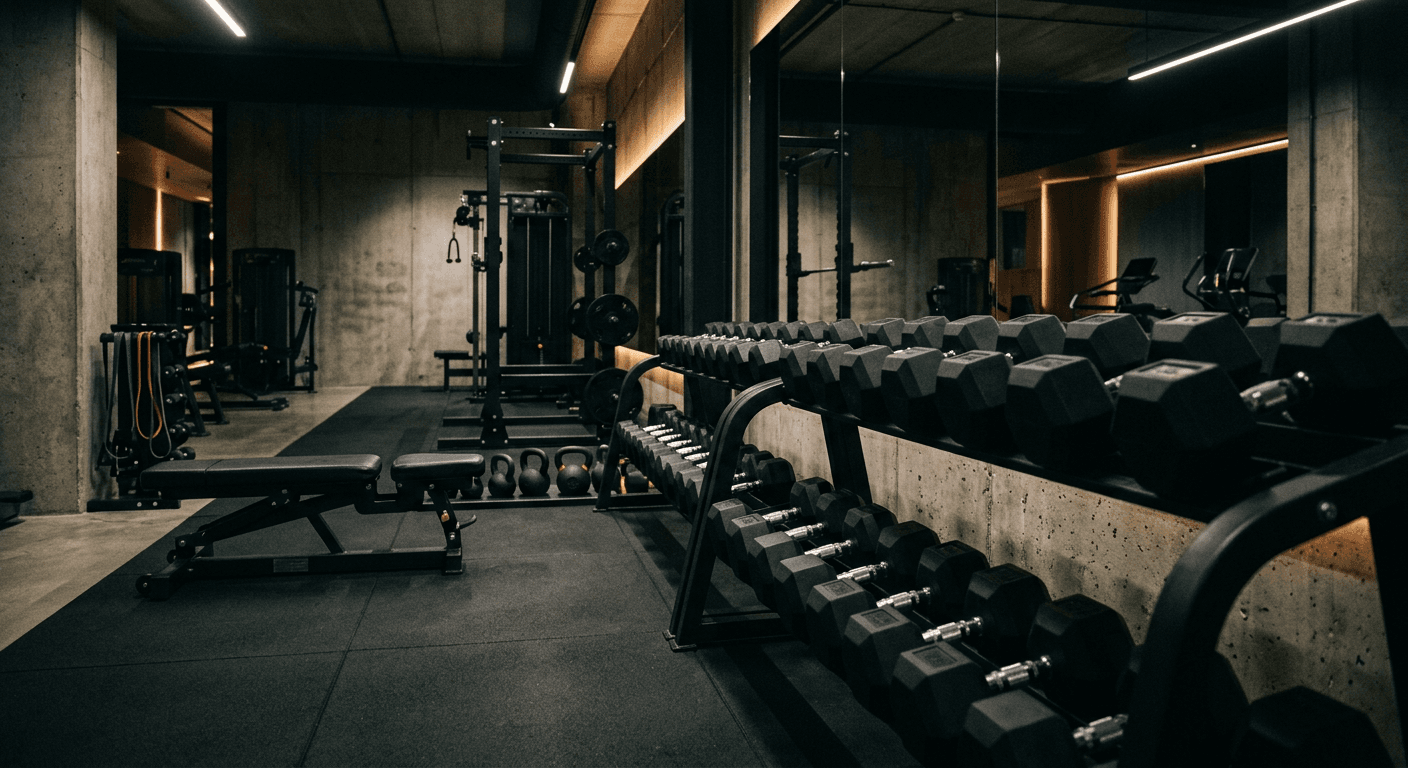 Premium-Fitnessstudio mit moderner Ausstattung